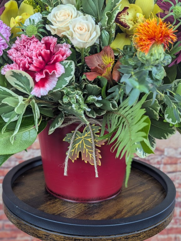 Fall Leaf Bucket